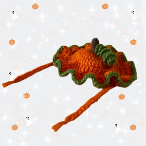 Crochet Pumpkin Cat Bucket Hat image 4