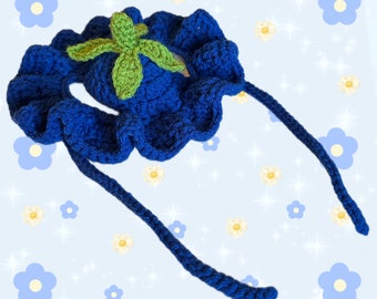 Crochet Blueberry Dog Hat (XS-XL)