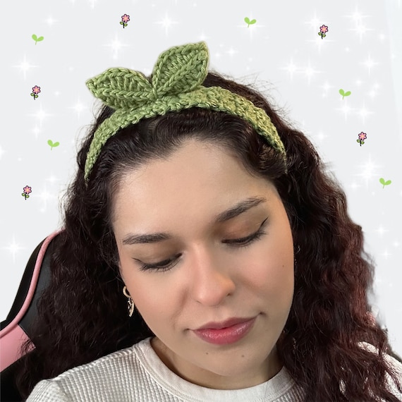 Crochet Cotton Sprout Headband - Etsy