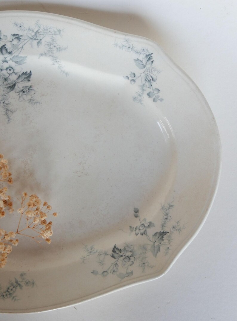 Antique Genoa Pattern Smith & Ford Transferware Platter, Made in ...