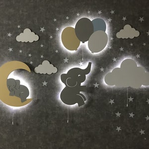 Elephant light for nursery on sale