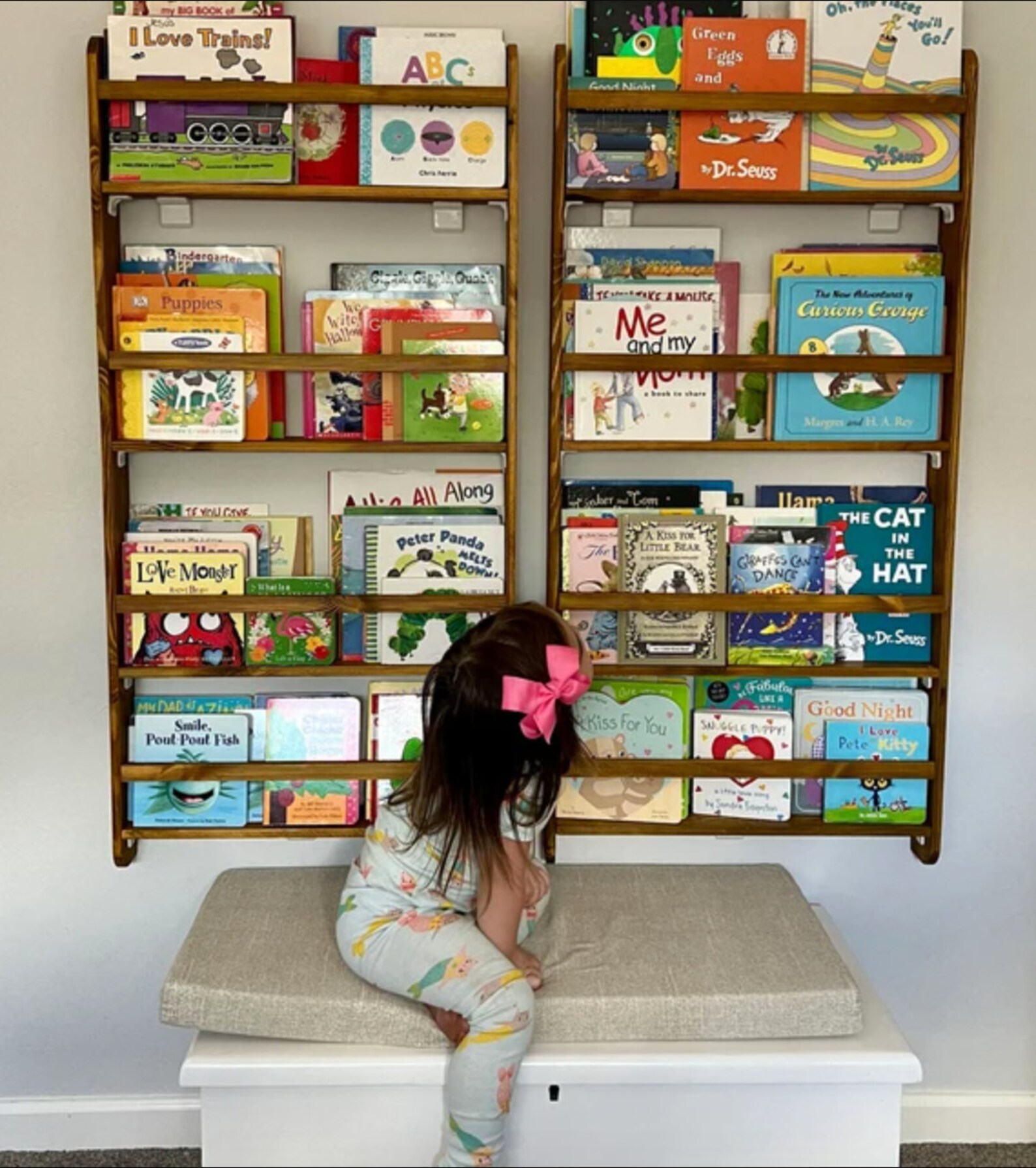 Kids Bookshelf Montessori Bookshelf Baby Bookshelf Nursery Etsy