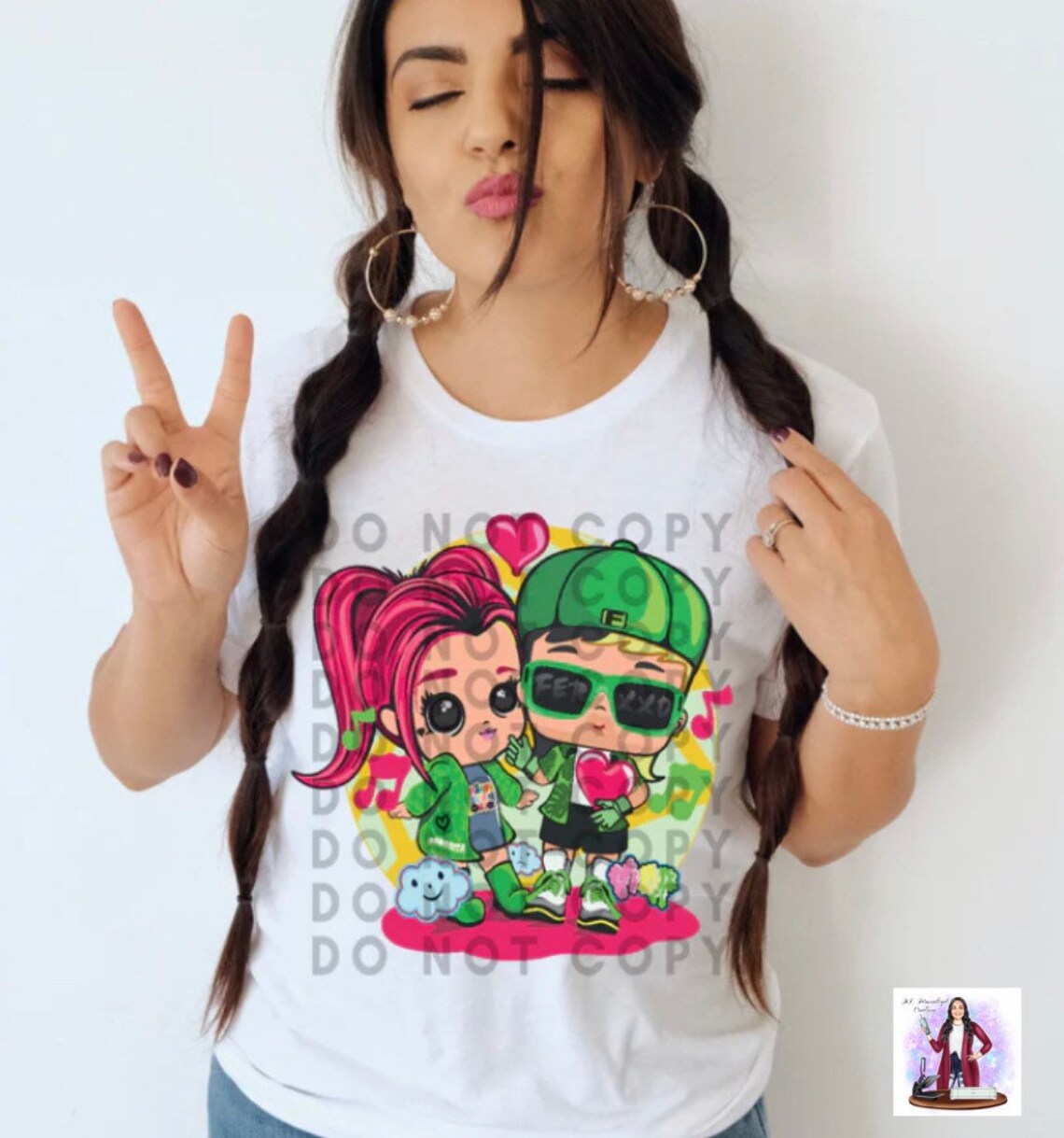 Karol G & Ferxxo T Shirt, Karol G, Feid, Bichota, Mañana Sera Bonito