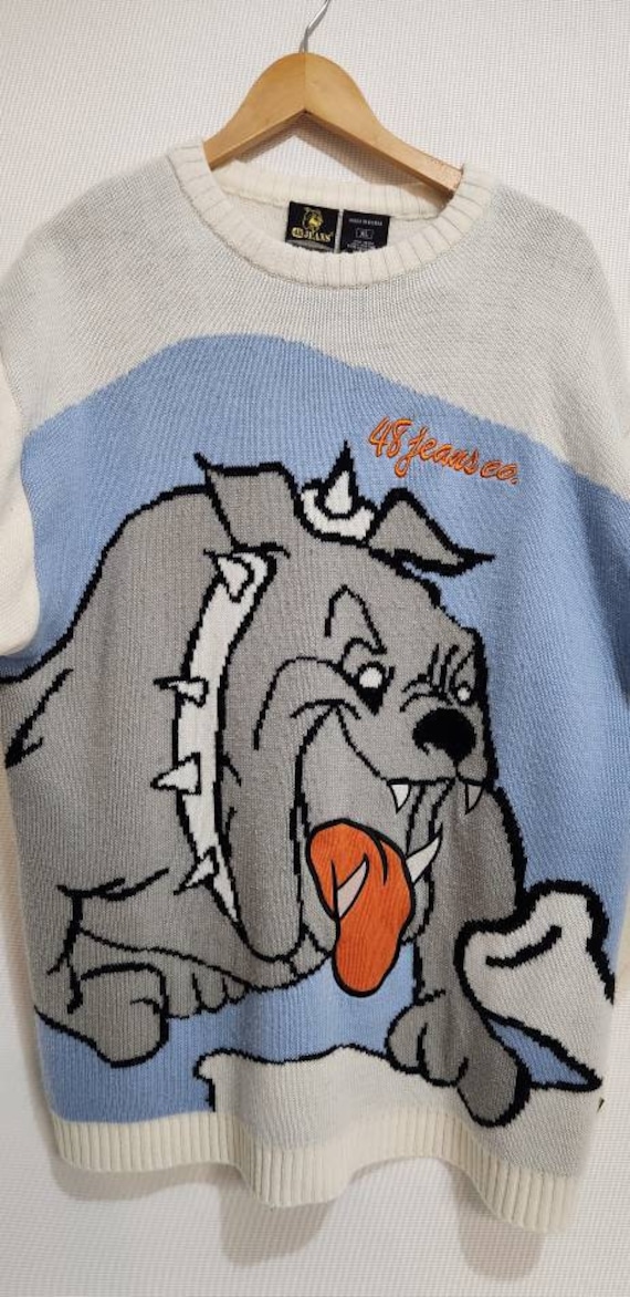 Extremely Rare! Vintage 48 Jean Co. Cartoon Bulldo