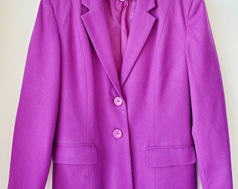 Vintage Worthington Wool Purple Blazer