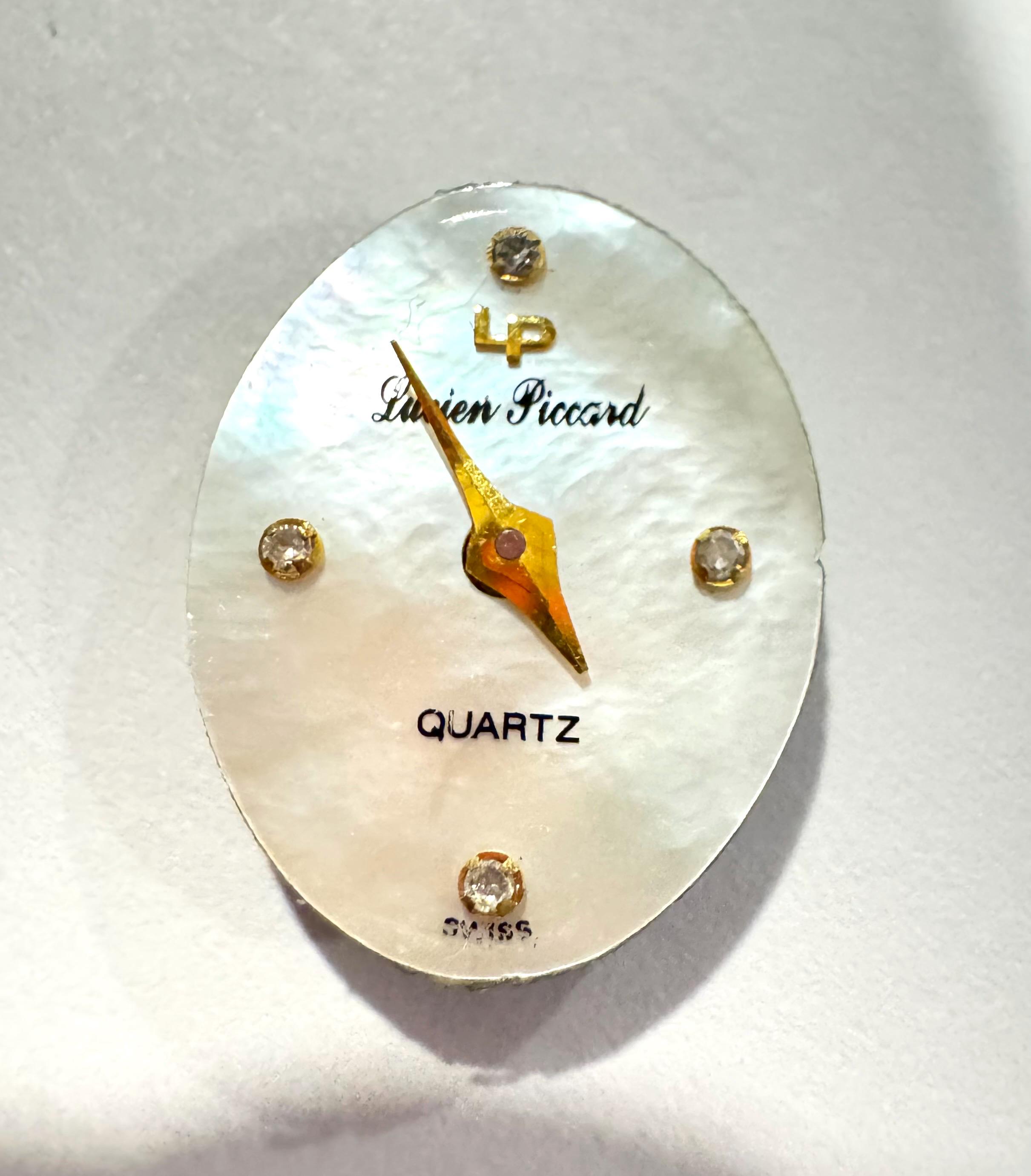 Vintage Lucien Piccard Diamond Dial Watch Movement – Mother 