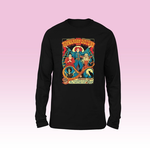Sanderson Sisters Long Sleeve Tshirt Hocus Pocus Witches Etsy