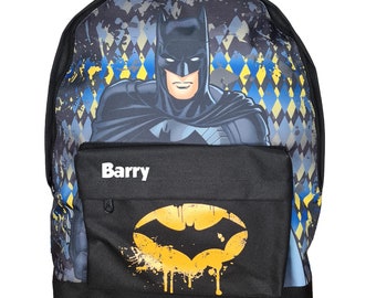 personalised batman backpack