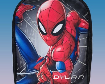 personalised spiderman backpack
