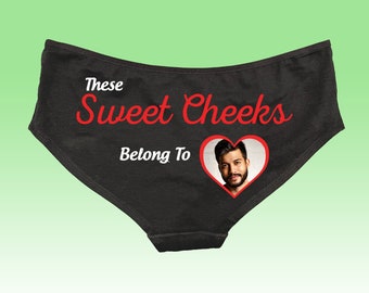 Personalised name sweet cheeks funny valentine's ladies boyshorts underwear Personalised name sweet cheeks funny valentine's ladies boyshorts underwear