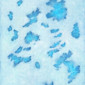 Frostlands Battle Mat | Terrain Essentials | Cast 'n Play | 1 Inch Grid Combat Maps