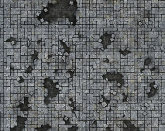 Dungeon Battle Mat | Terrain Essentials | Cast 'n Play | 1 Inch Grid Combat Maps