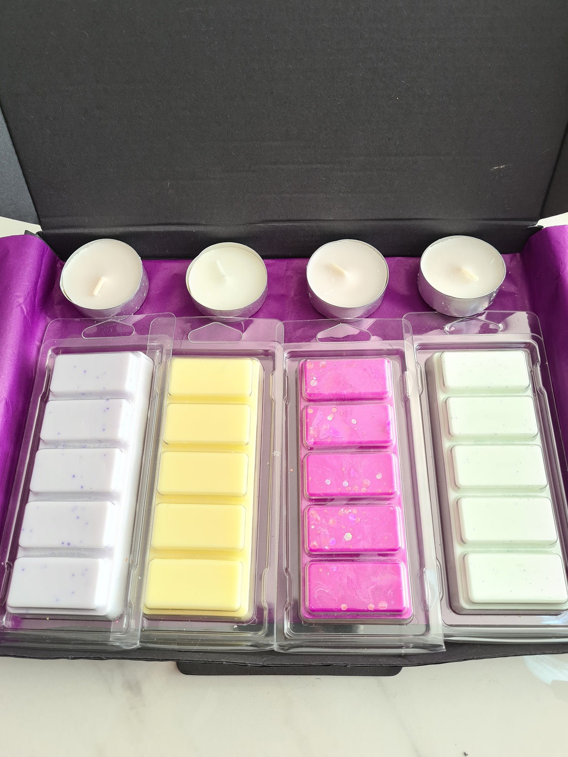 Wax melt snap bar selection box Etsy