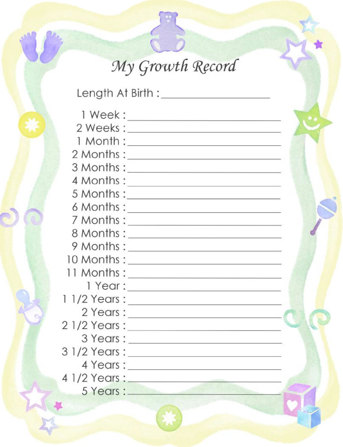 Baby Book Printable Baby Book Pages Baby Memory Book Baby | Etsy