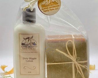 Dirty Hippie Soap and Lotion Gift Set