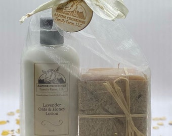 Lavender Oats & Honey Soap and Lotion Gift Set