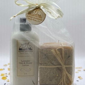 Lavender Oats & Honey Soap and Lotion Gift Set