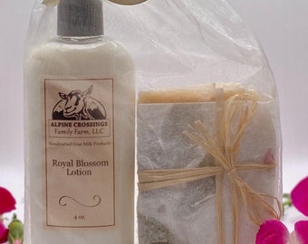 Royal Blossom Soap and Lotion Gift Set
