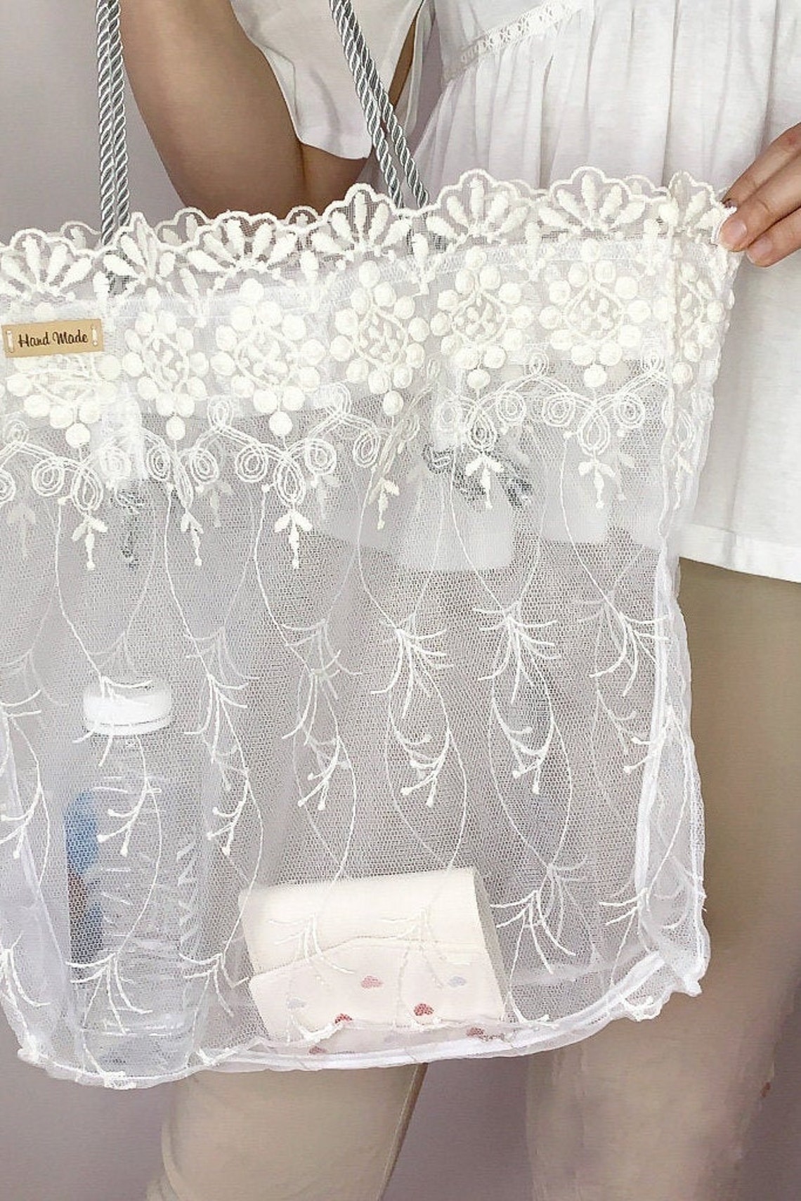 Lace Wedding Bag Etsy