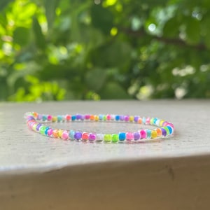 Soft Clay Surfer African Beads Choker Colorful Jelly Bracelet