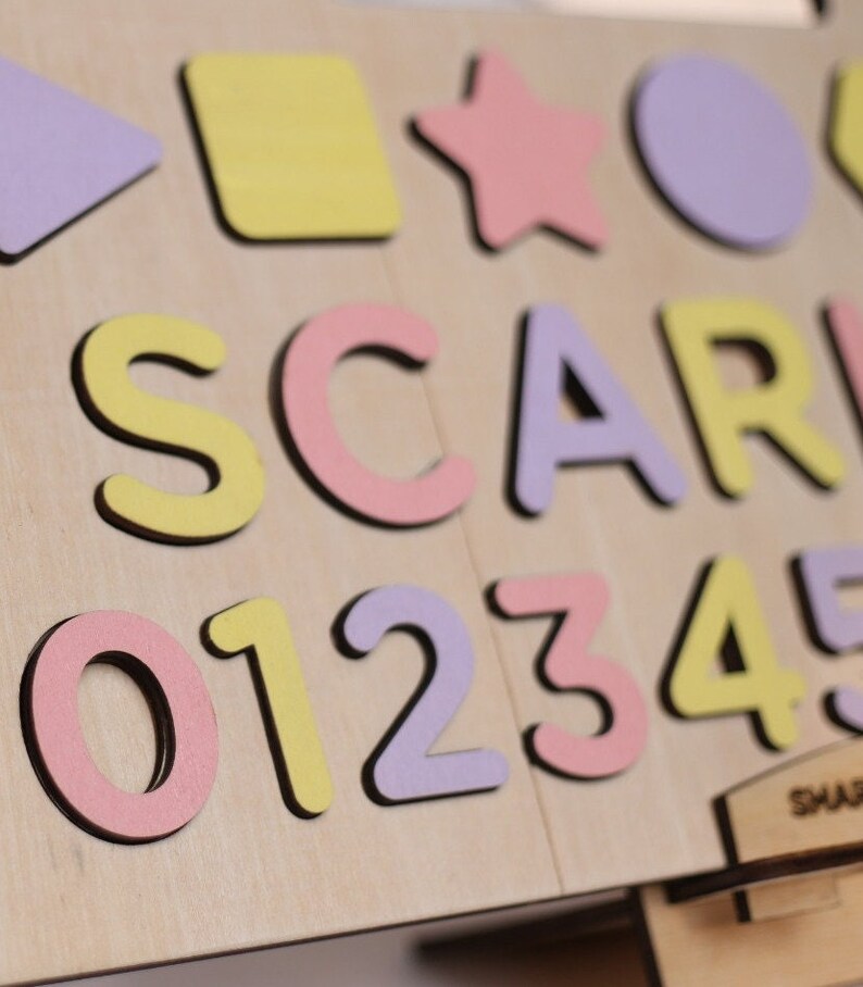 Custom Baby Puzzle Name Name Puzzle Personalized Baby Gift Etsy