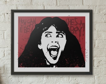 Sleepaway Camp Angela Art Print - Felissa Rose / 1980s Horror Movies / Slasher Movies /