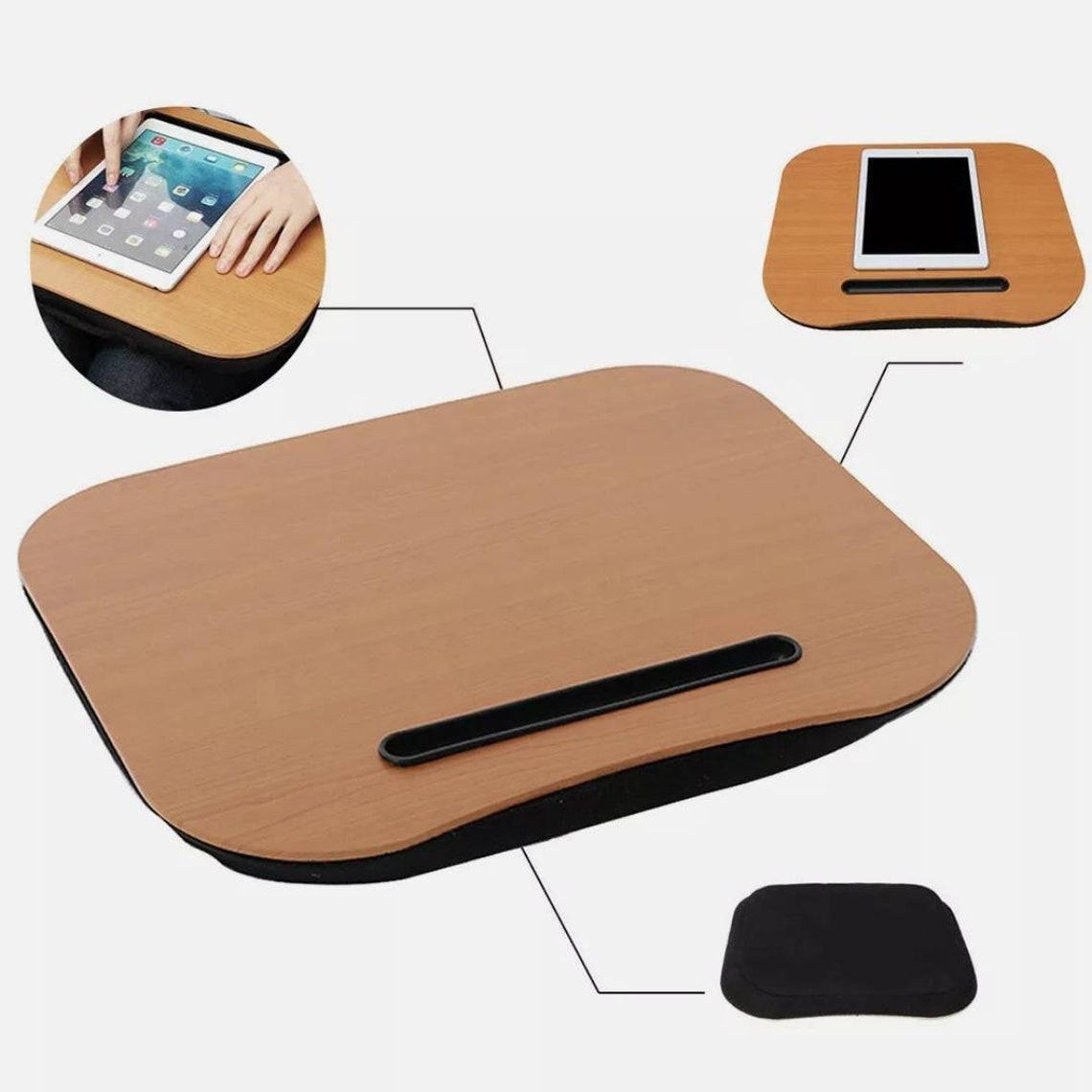 Lap Tray for MacBook Laptop iPad Office Desk with Soft Cushion Etsy