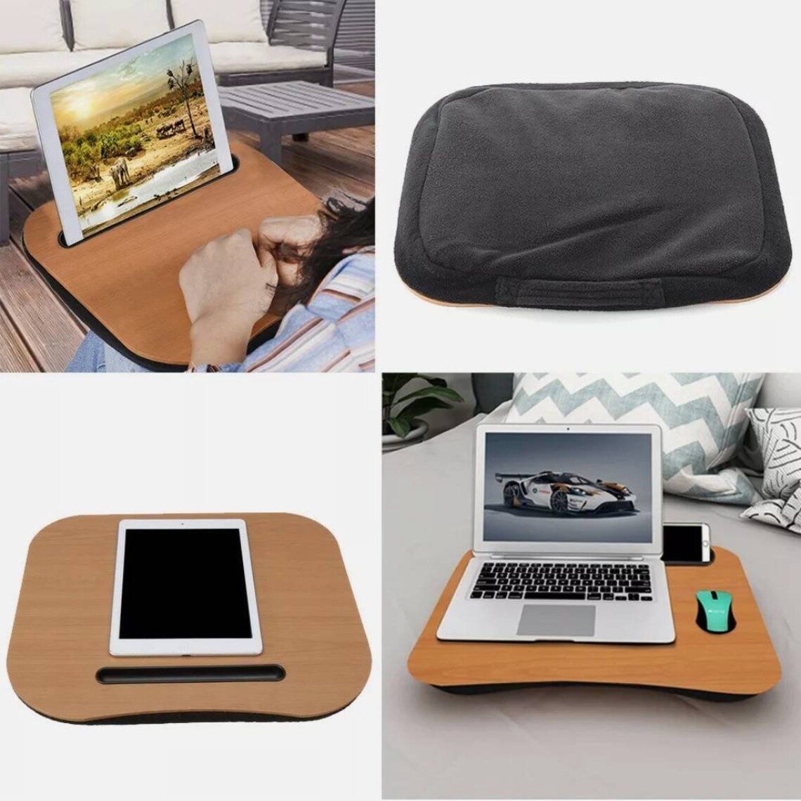 Lap Tray for MacBook Laptop iPad Office Desk with Soft Cushion Etsy