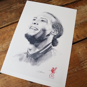 Virgil van Dijk  Lfc Fine art print