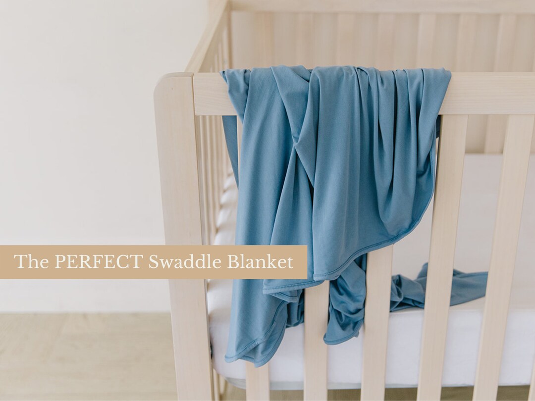 Premium Bamboo Stretchy Swaddle Blanket Newborn Swaddle Etsy