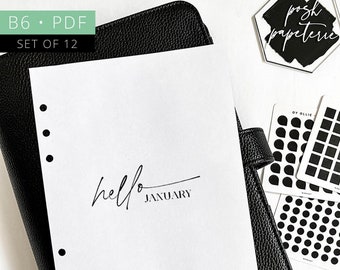 Planner Printable Dashboard - Etsy