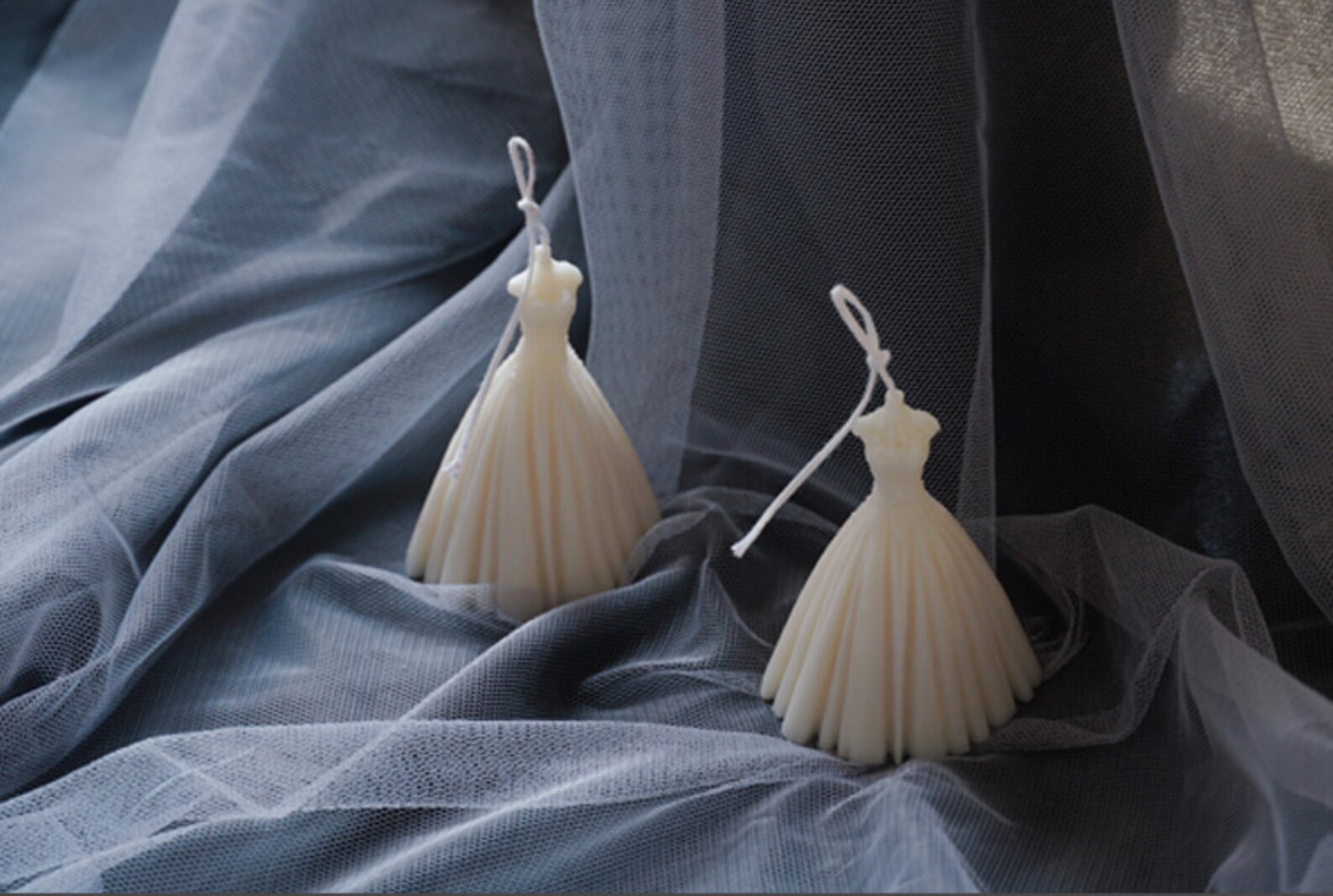 Women Wedding Dress Candle Bridal Gifts Home Decor Etsy
