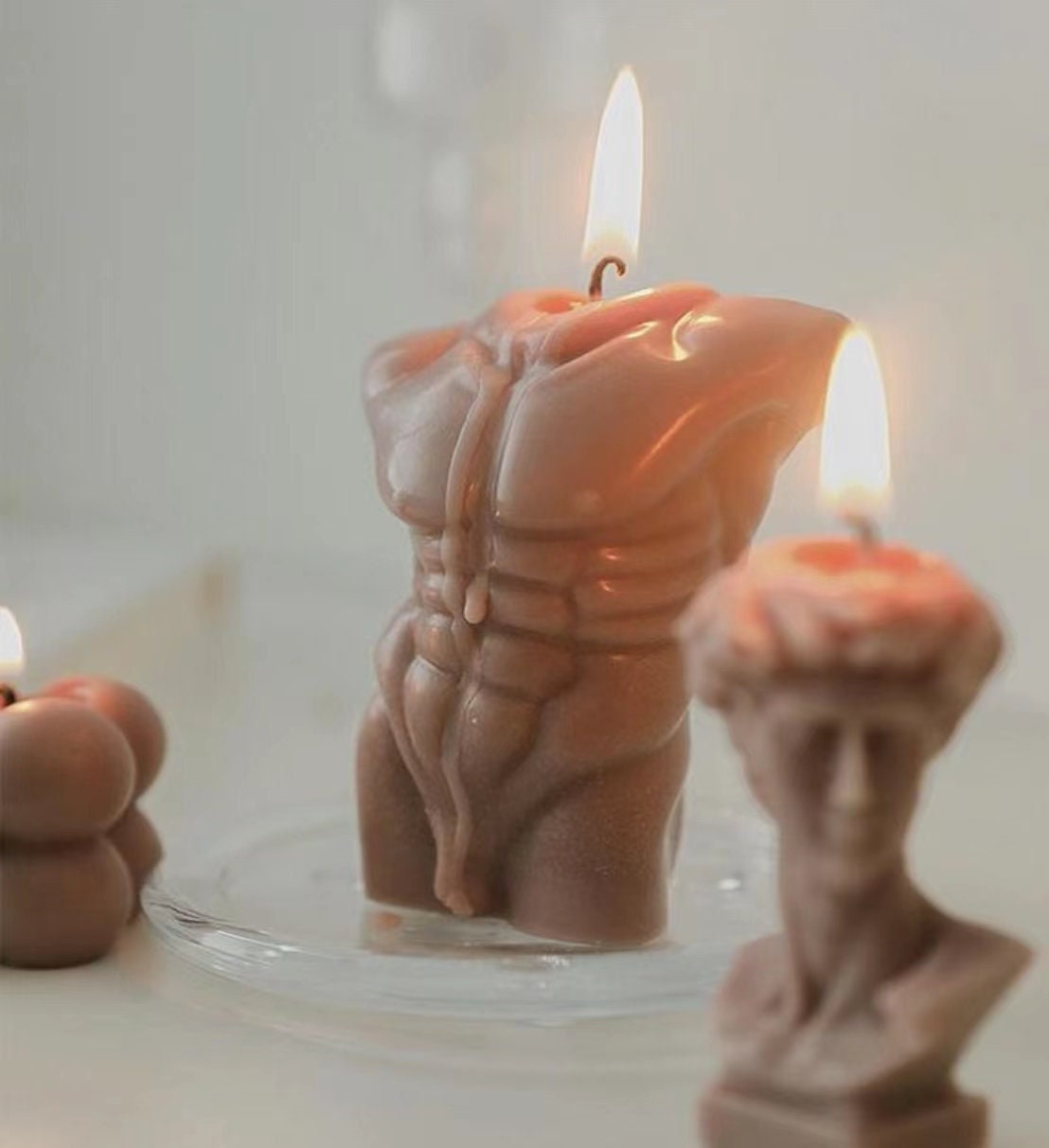 Male Body Candle Mens Body Sculpture Candle Naked Men Body Etsy