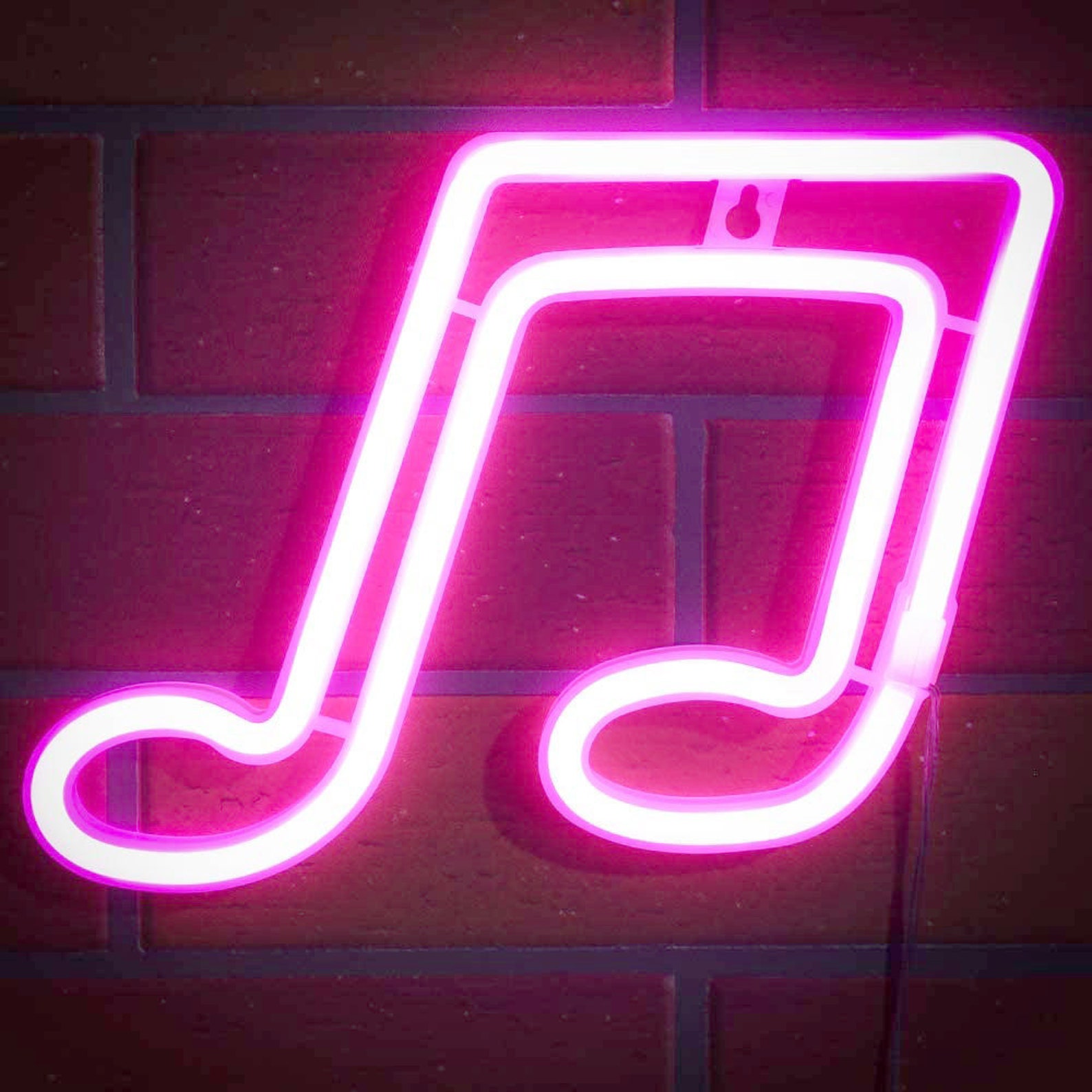 Pink Musical Note LED Neon Sign Music Note Neon Lamp Pink Etsy