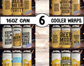 16-Unzen-4-in-1-Bierdosenkühler-Sublimationsverpackung • 16-Unzen-4-in-1-Bierkühler-Tumbler-Schalenverpackung • Sublimationsverpackung • PNG-Datei