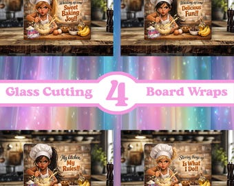 Bündel 4-Baker / Chef PNG-Schneidebrett-Verpackung | Weihnachtsverpackung (Digitaler Download, 11x15)