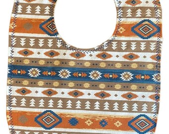 Aztec Native Toddler Bib