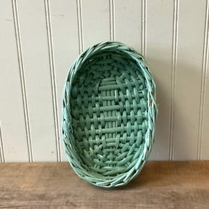 Mint Green Storage Basket - Etsy