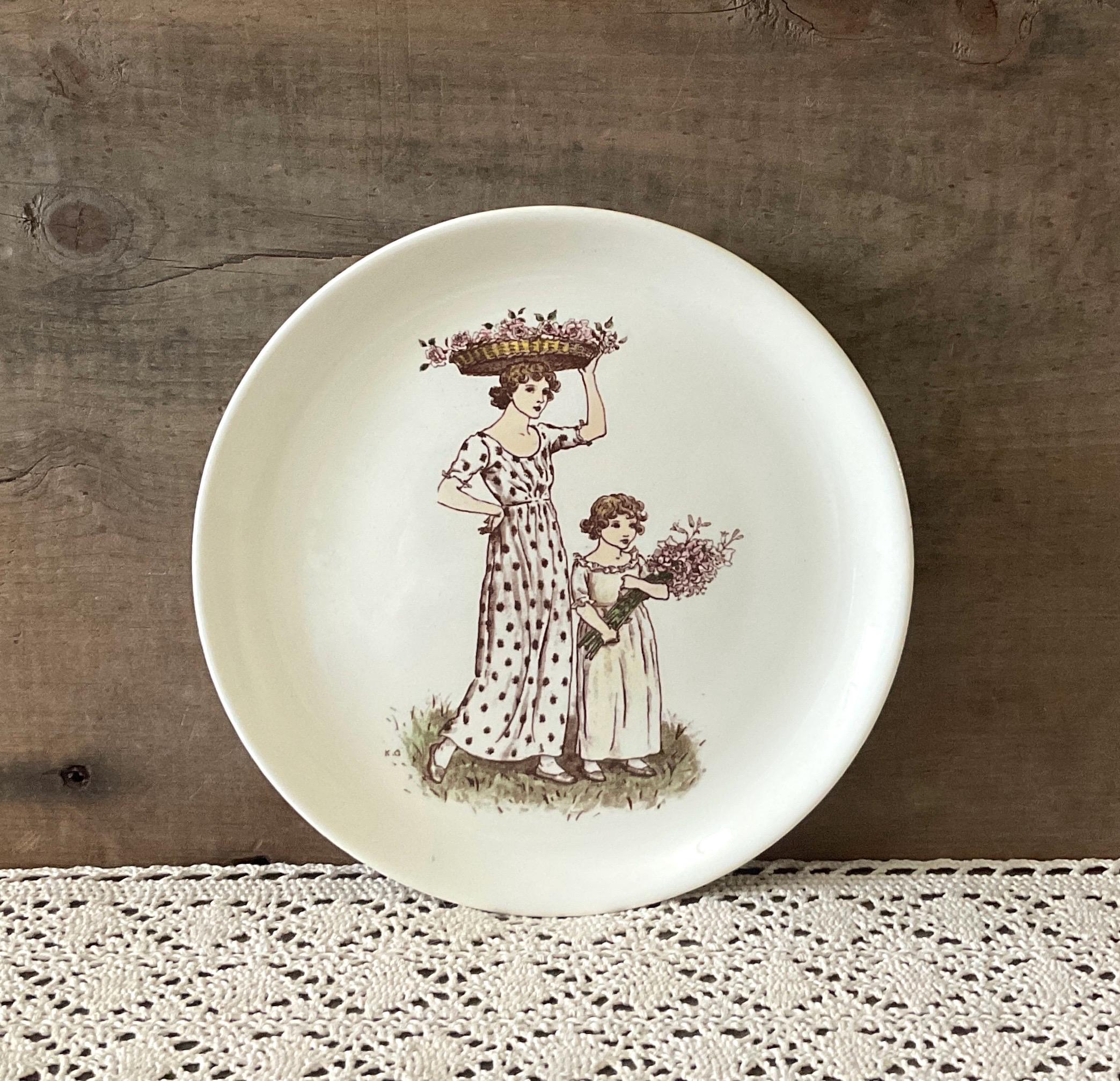 Kate Greenway Plate - Etsy