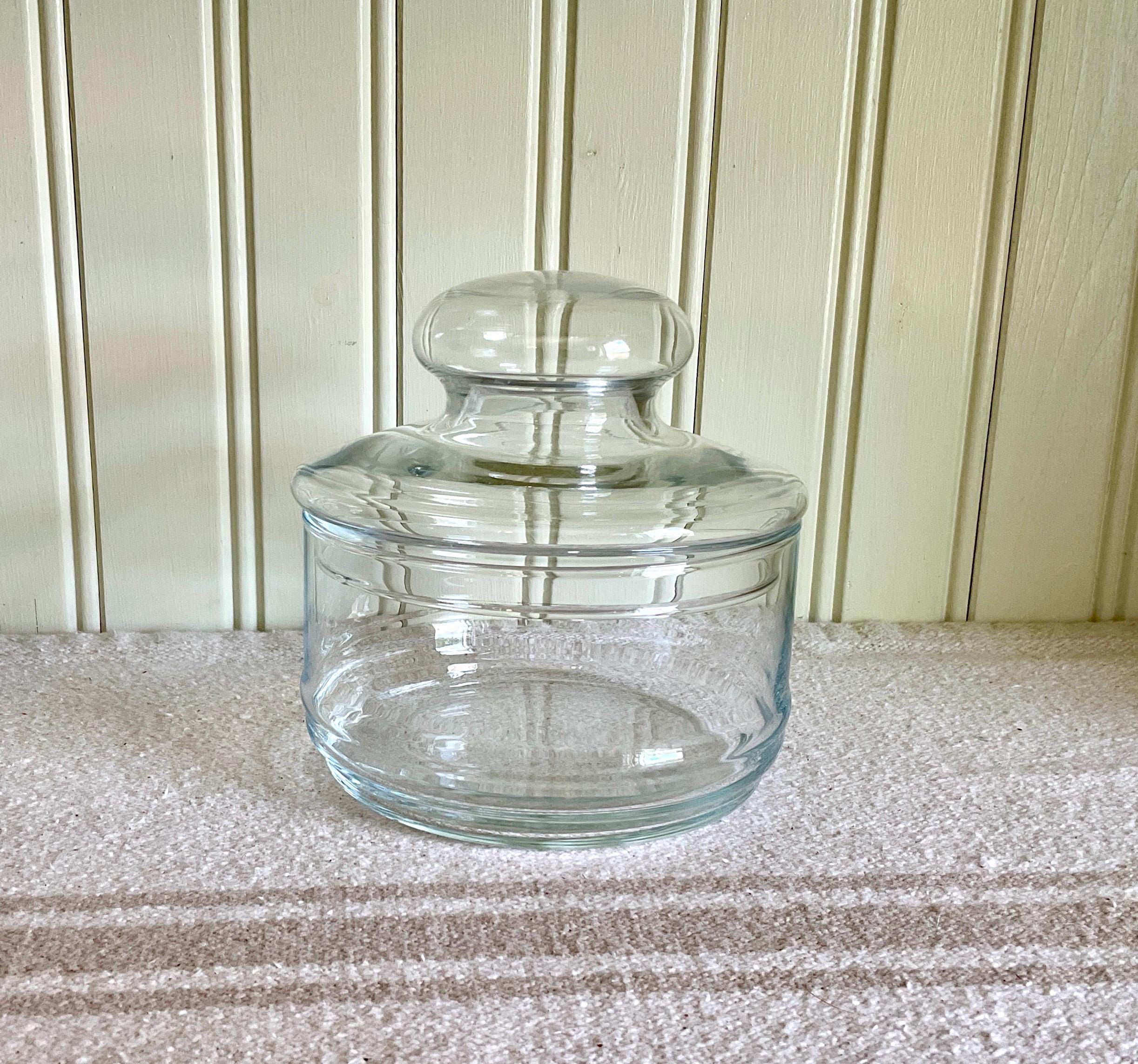 Vintage Bubble Glass Jar - Etsy