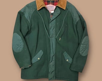 60s〜 Woolrich Wool Hunting JKT USA Vintage Woolrich Jacket 1960s Men's Size 40 Hunting Plaid Chore