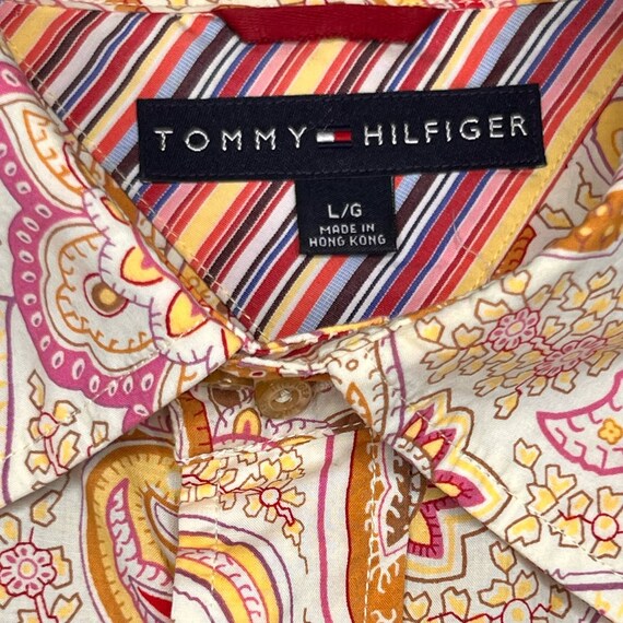 Tommy Hilfiger Mens Size Large Colorful Paisley D… - image 4