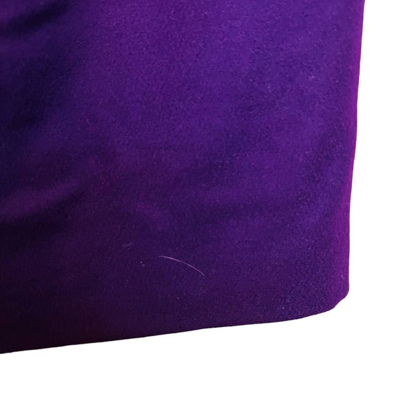 Vintage 80s Pendleton Size 12 Purple Wool Pencil … - image 5