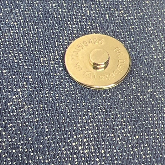 Vintage Handmade Denim Clutch Bag Purse Magnetic … - image 5