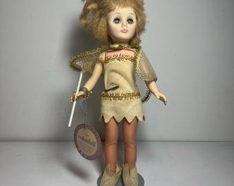 Vintage Effanbee Tinkerbell Doll Original Tag Storyland 11 Inches Includes Stand