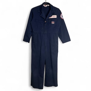 Vintage 80s Lockheed Mechanic Coveralls: Ben Davis Workwear, Made in USA