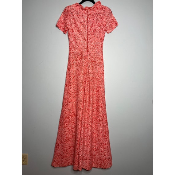 Vintage 70s Womens Medium Long Maxi Dress Cottage… - image 5