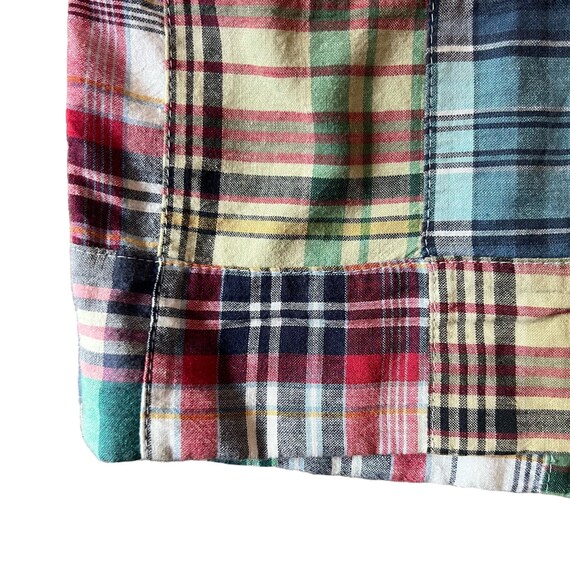 Orvis Mens Size 36 Patchwork Madras Plaid Bermuda… - image 7