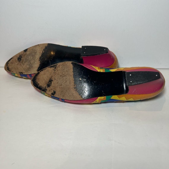 Vintage 80s Margaret Jerrold Size 7.5 Leather Abs… - image 10