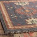 Kilim Rug, Handwoven, Wool and Jute Rug Handmade, Kilim Dhurrie Rug, Traditional Indian jute Area rug 